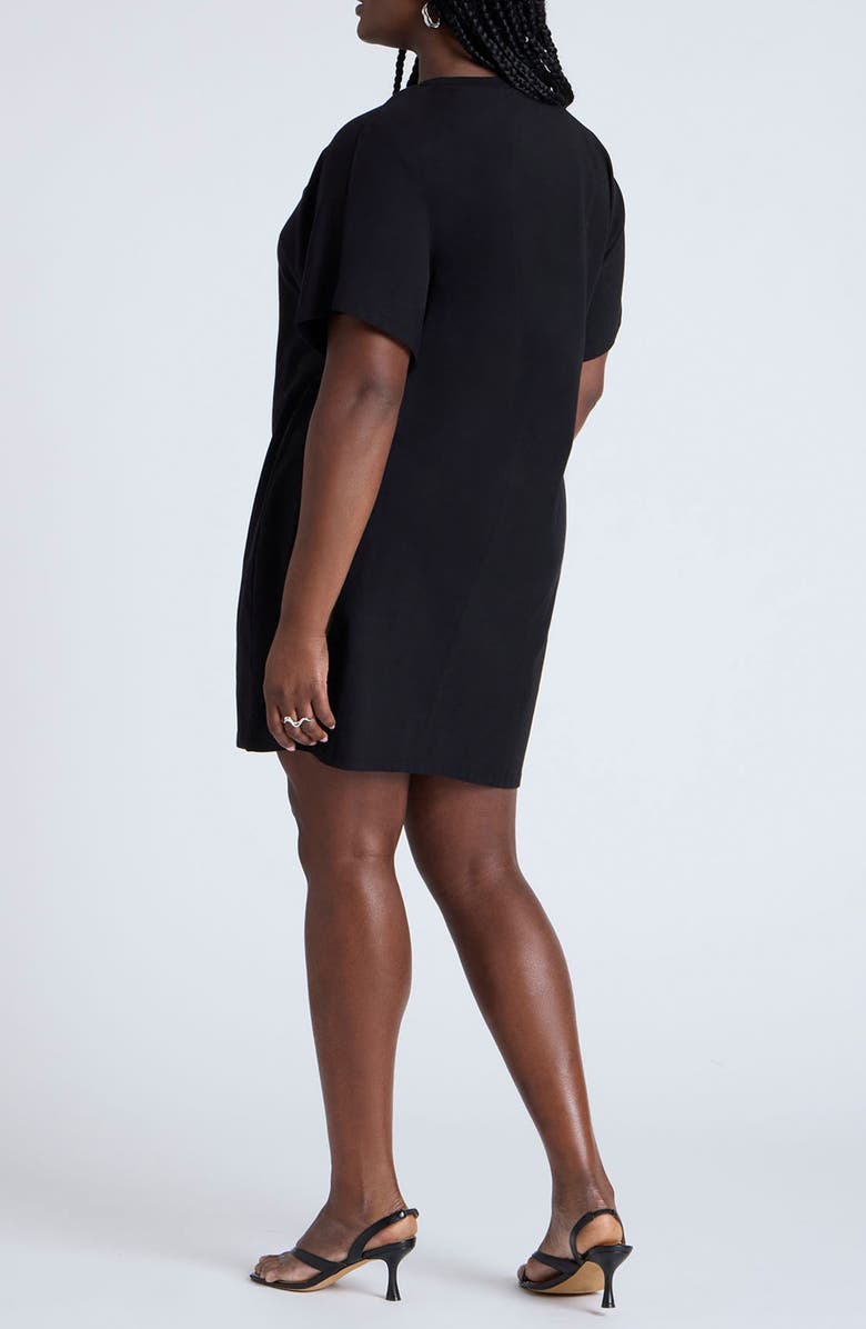 ELOQUII Cotton Jersey T-Shirt Dress, Alternate, color, 