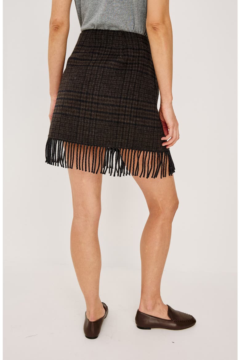 Vista Wool Blend Wrap Skirt, Alternate, color, HIGHLAND PLAID