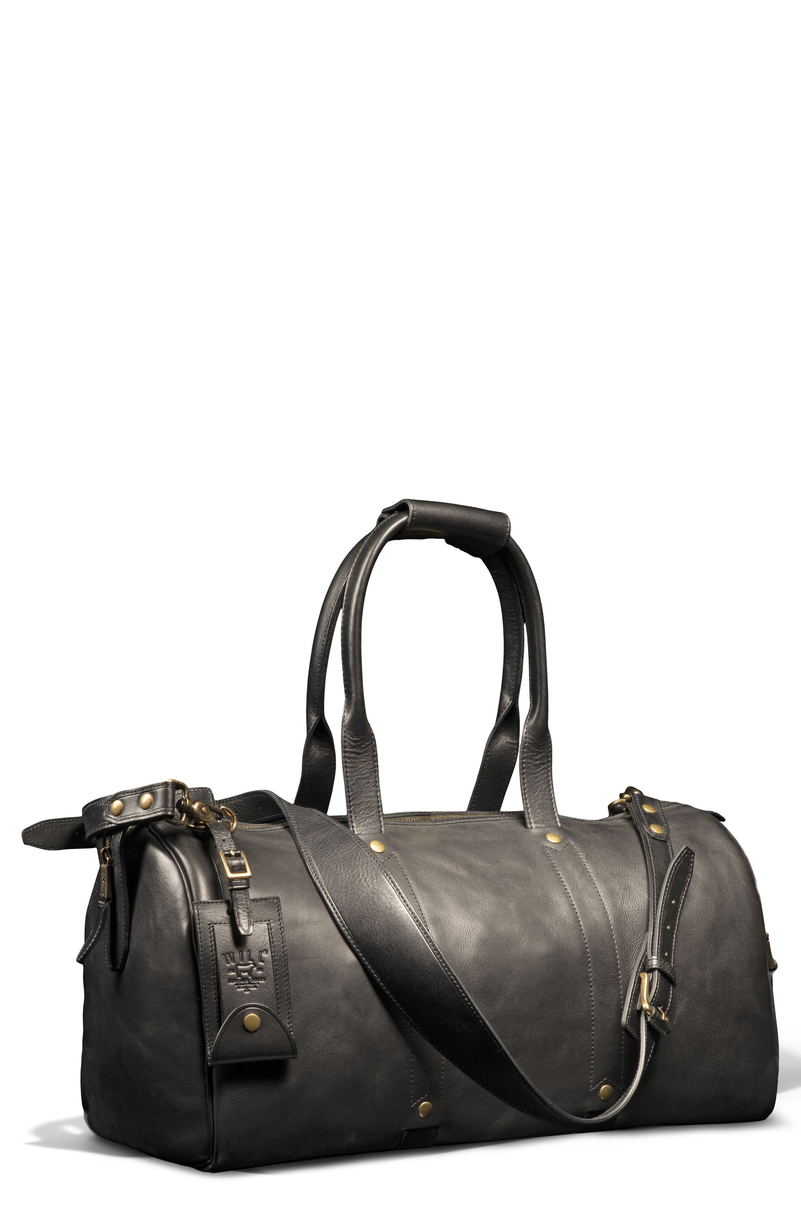 Will Leather Goods The Expeditiona Duffle Bag in Black 
