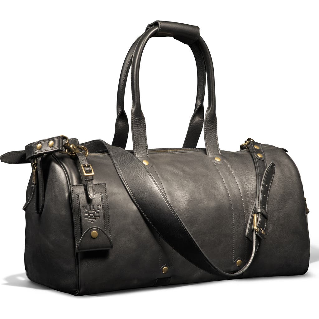 Will Leather Goods The Expeditiona Duffle Bag In Black