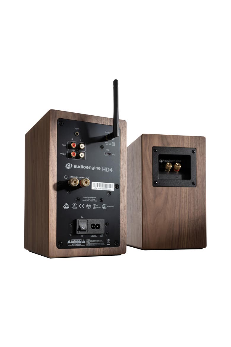 HD4 Next Gen Home Music System w/ Bluetooth aptX Adaptive, Alternate, color, Walnut