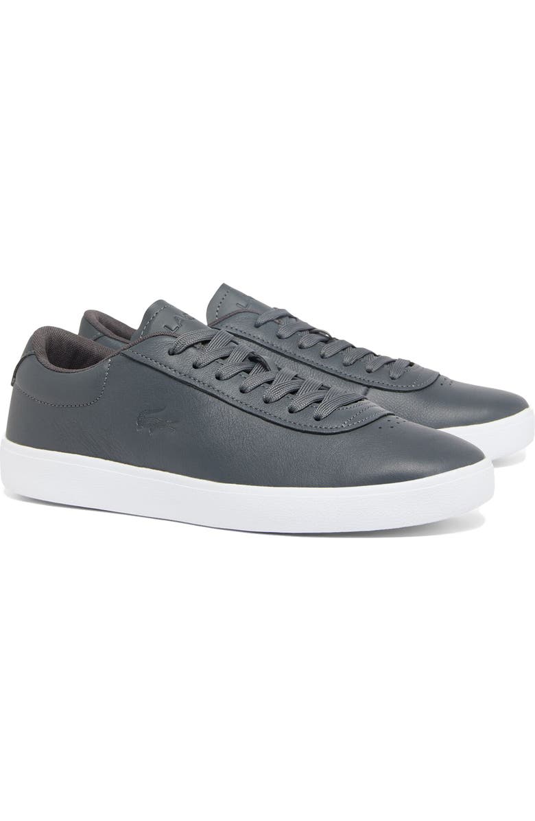 Lacoste Baseshot EVO 12 Sneaker, Alternate, color, Dark Grey/ White
