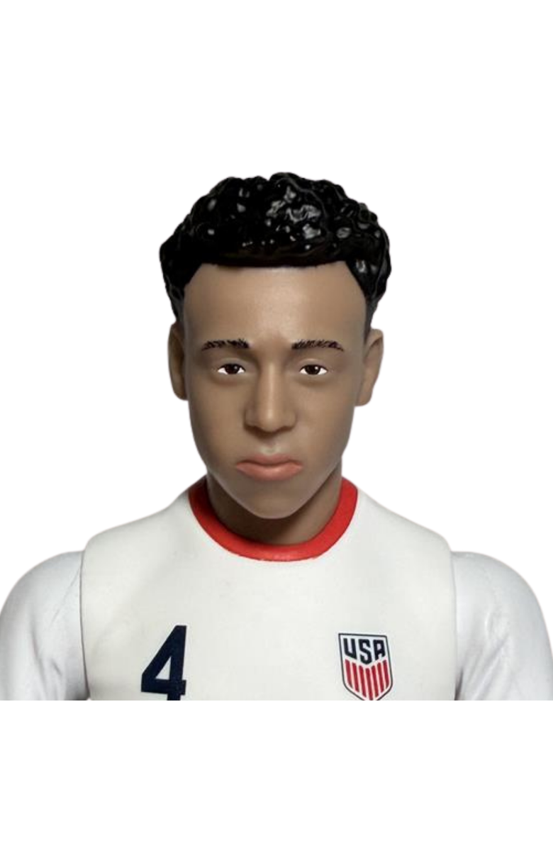 Banbo Toys SOCKERS USMNT Tyler Adams 8" Collectible Soccer Action Figure, Alternate, color, White