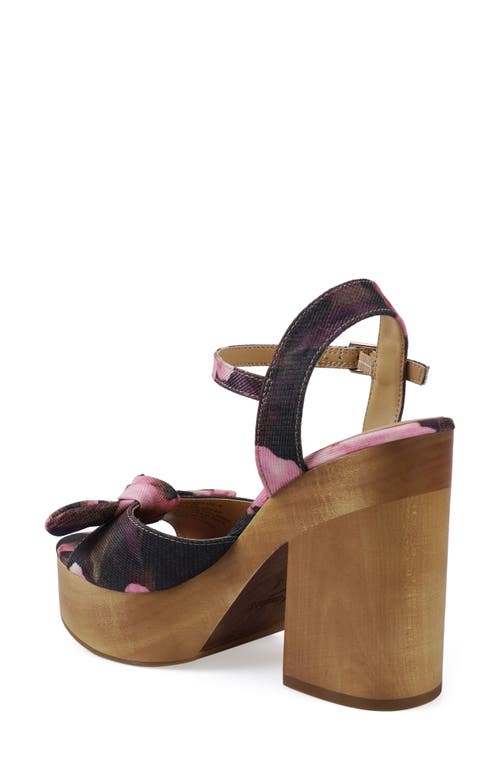 Candies Candie's Knotted Platform Sandal In Black