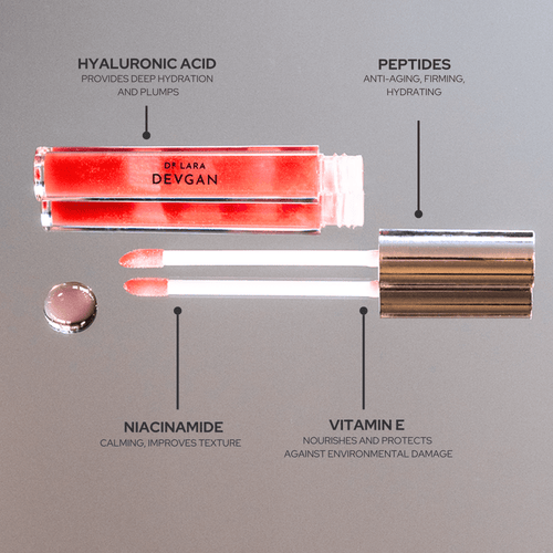 Dr. Devgan Scientific Beauty Vermillion Lip Plump In Transparent