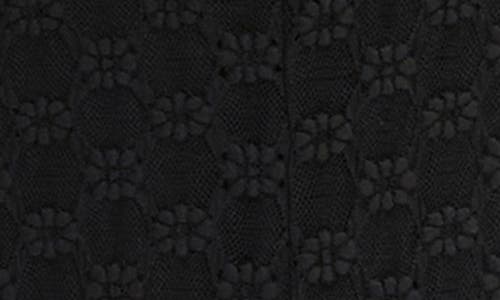 Bardot Adoni Floral Lace Maxi Skirt In Black