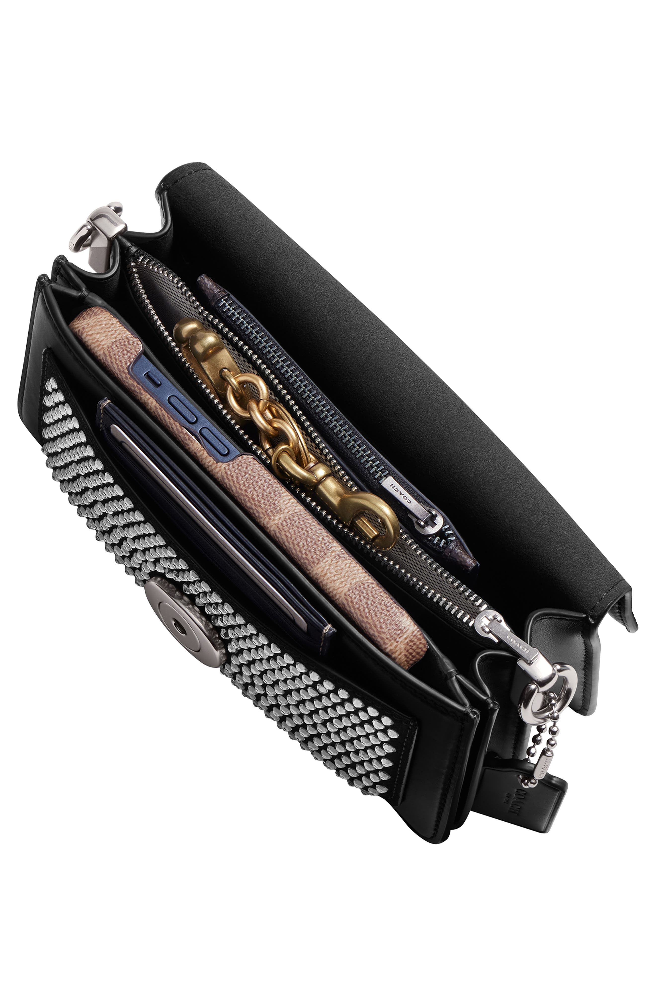 COACH Tabby 20 Crystal Shoulder Bag, Alternate, color, 