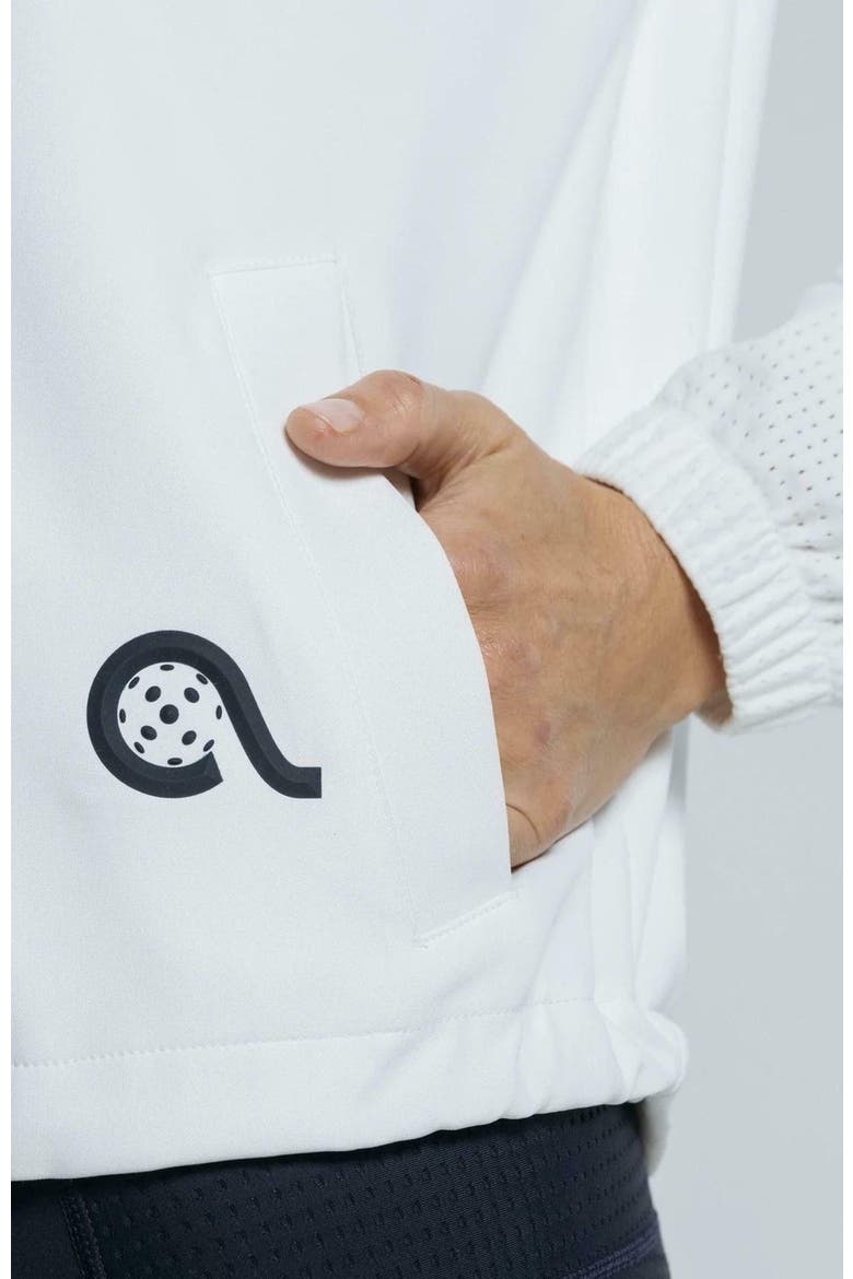 Pace Pickleball Jacket, Alternate, color, White Lotus