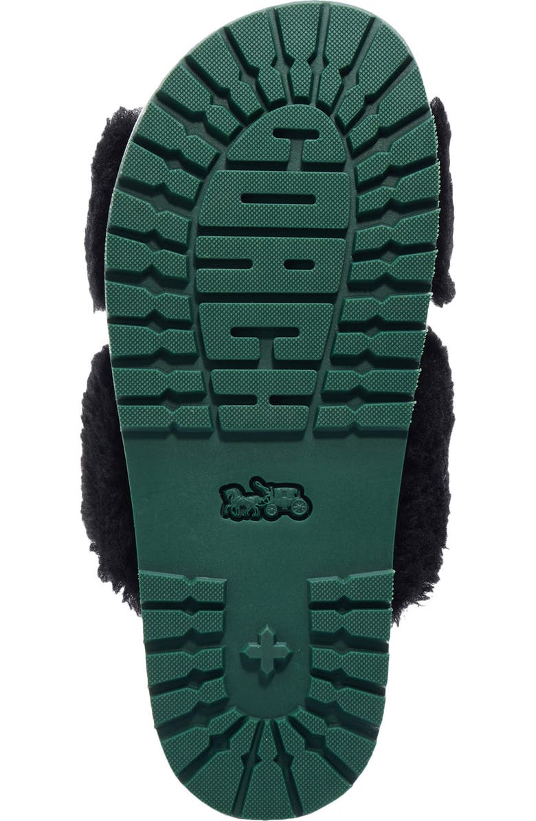 COACH Tally Genuine Shearling Sandal, Alternate, color,