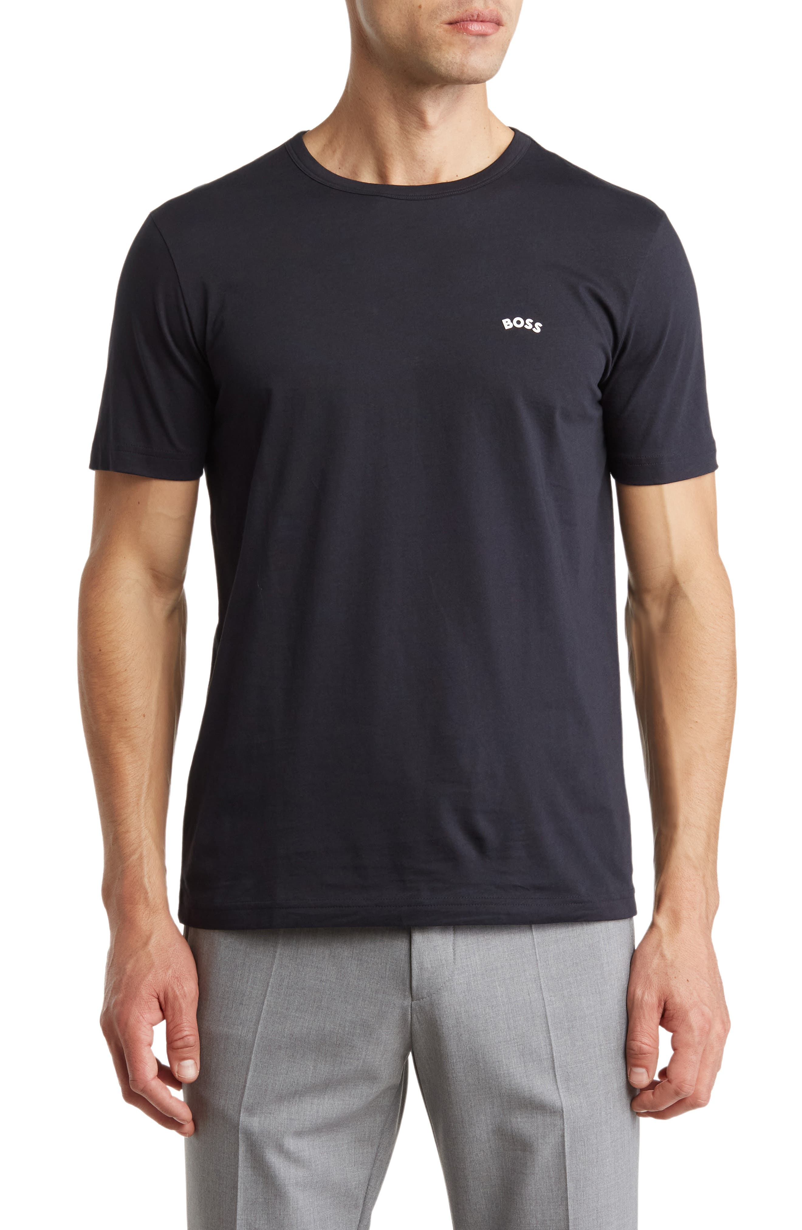 Cotton Curved Logo T-Shirt - image 5