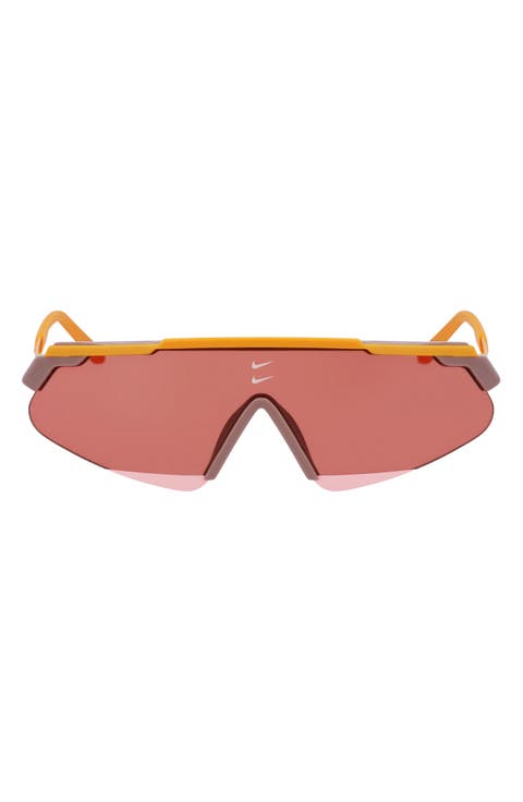 Marquee 66mm Oversize Shield Sunglasses