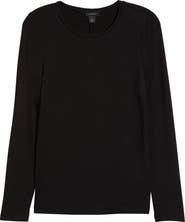 Halogen® Crewneck Long Sleeve T-Shirt