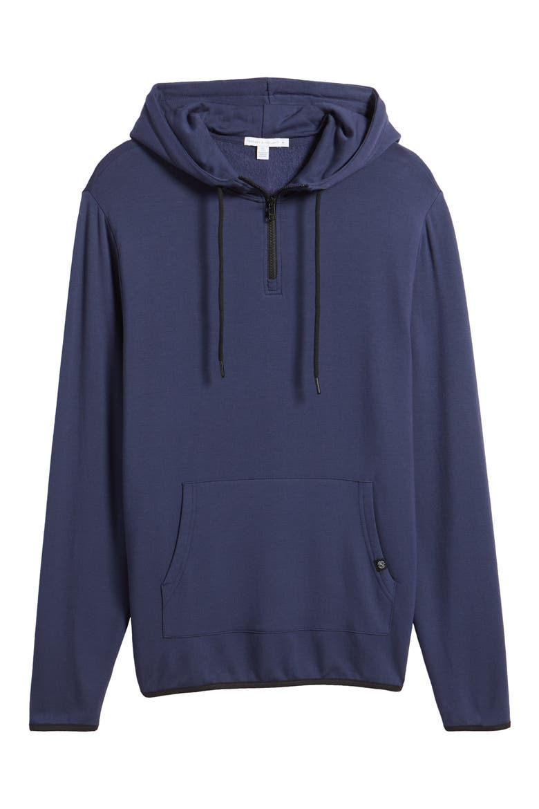 Khris Zip Hoodie, Alternate, color, RAW DENIM