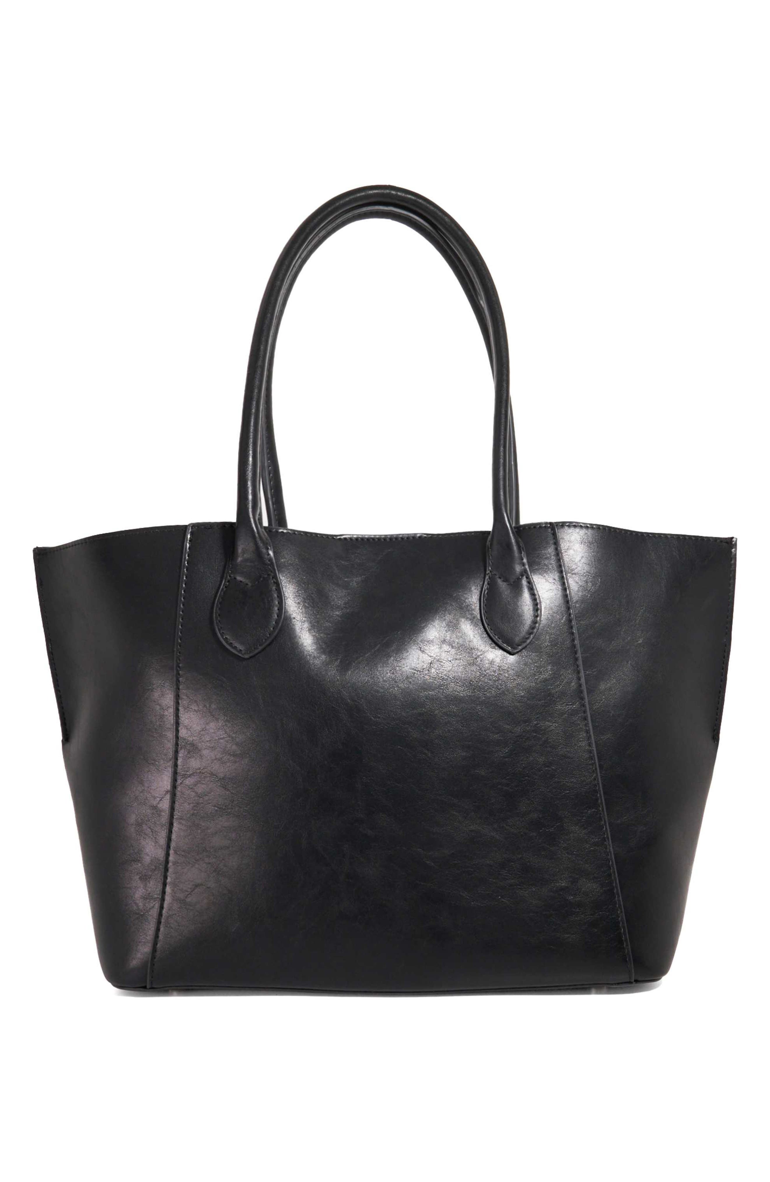 Dune London Dexterities Faux Leather Tote Bag, Alternate, color, 