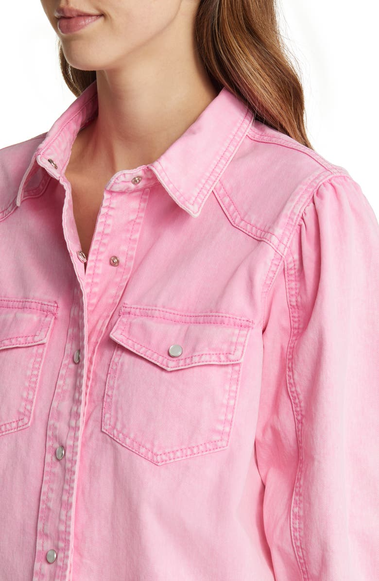 NIKKI LUND Bessie Denim Shirt Jacket, Alternate, color, 