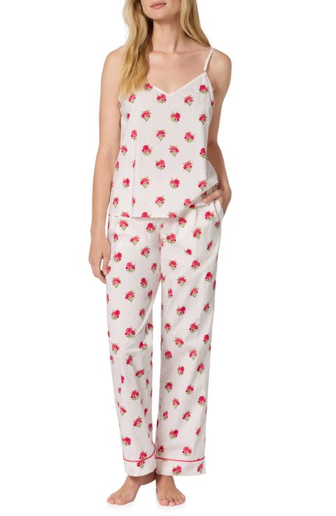 Print Cotton Crop Pajamas (Regular & Plus)
