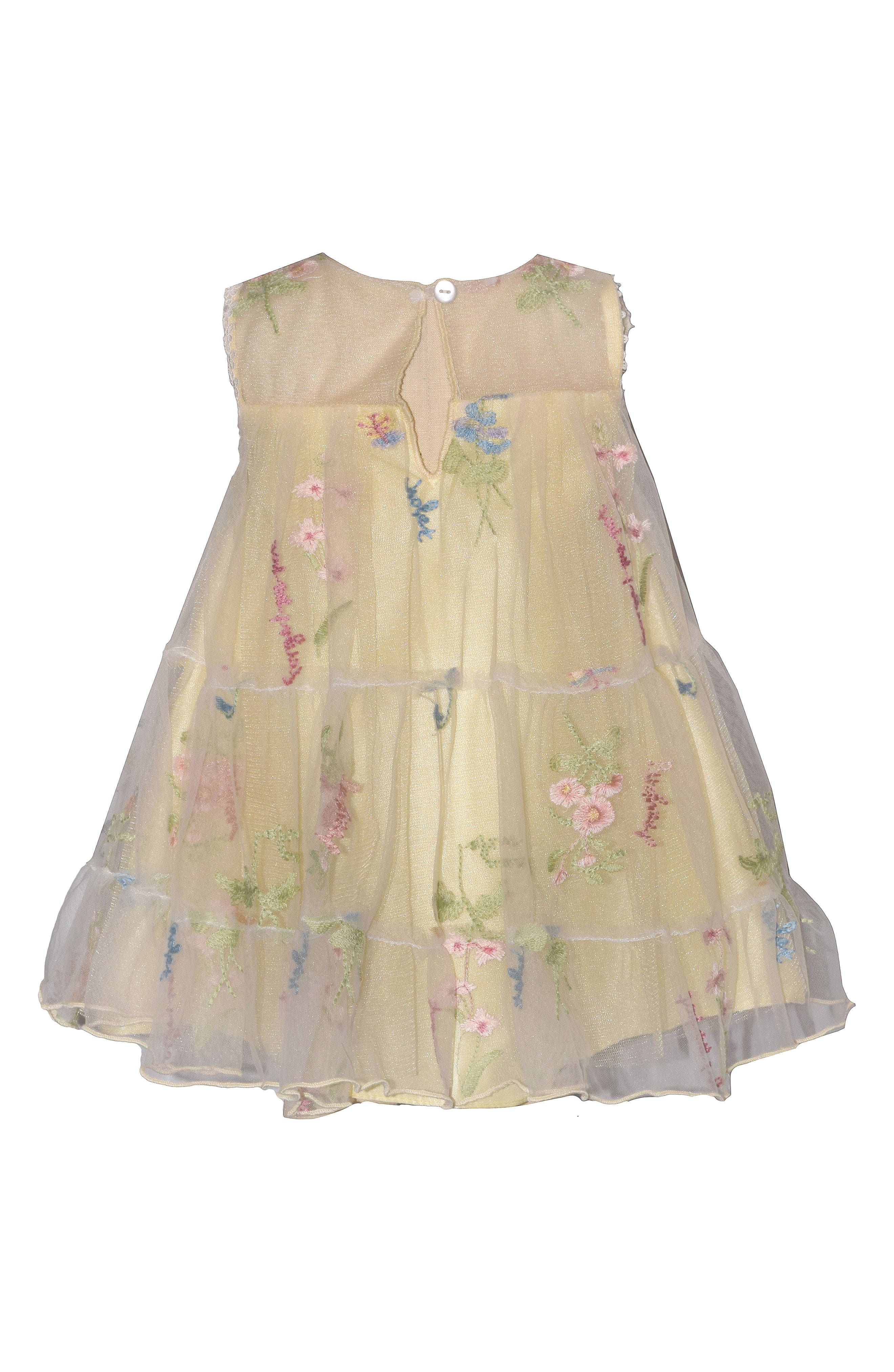 Iris & Ivy Embroidered Mesh Tiered Float Party Dress — фото 2