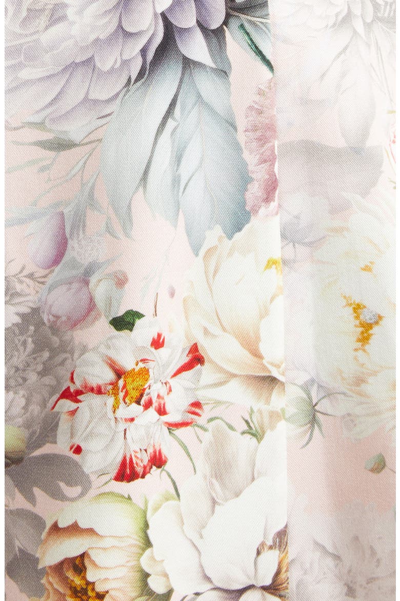 Julia Floral Print Sleeveless Minidress, Alternate, color, SWEET PEONY