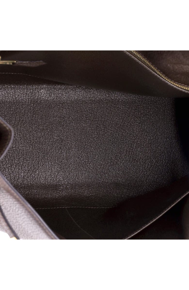 Pre-Owned Hermes Kelly Handbag Brown Chevre de Coromandel with Gold Hardware 32, Alternate, color,