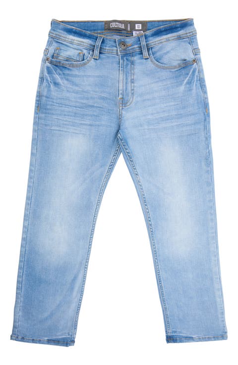 Kids' Cultura Stretch Straight Leg Jeans (Big Kid)
