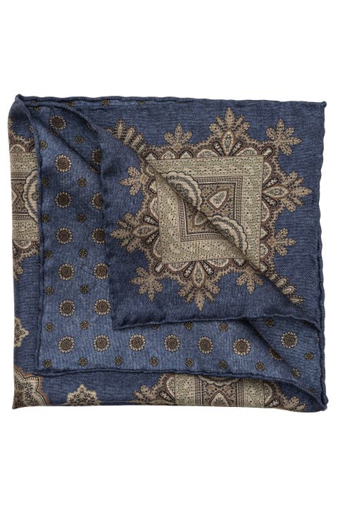 Brando - Double Sided Silk Pocket Square for Men