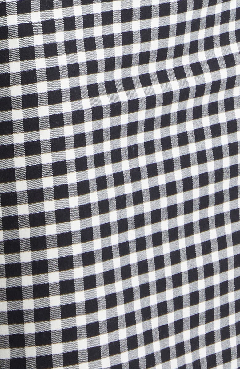 POSSE Chiara Gingham Halter Neck Pencil Dress, Alternate, color, Black/ White