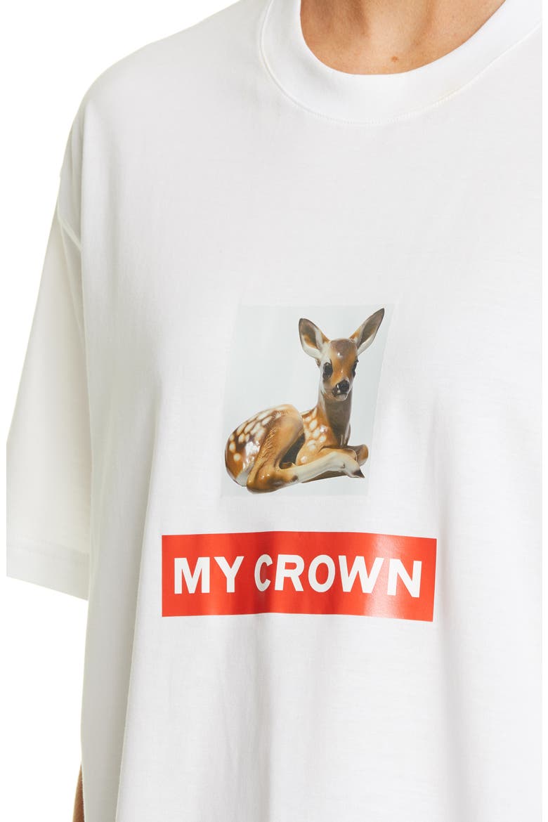Carrick Deer Graphic Tee, Alternate, color, WHITE
