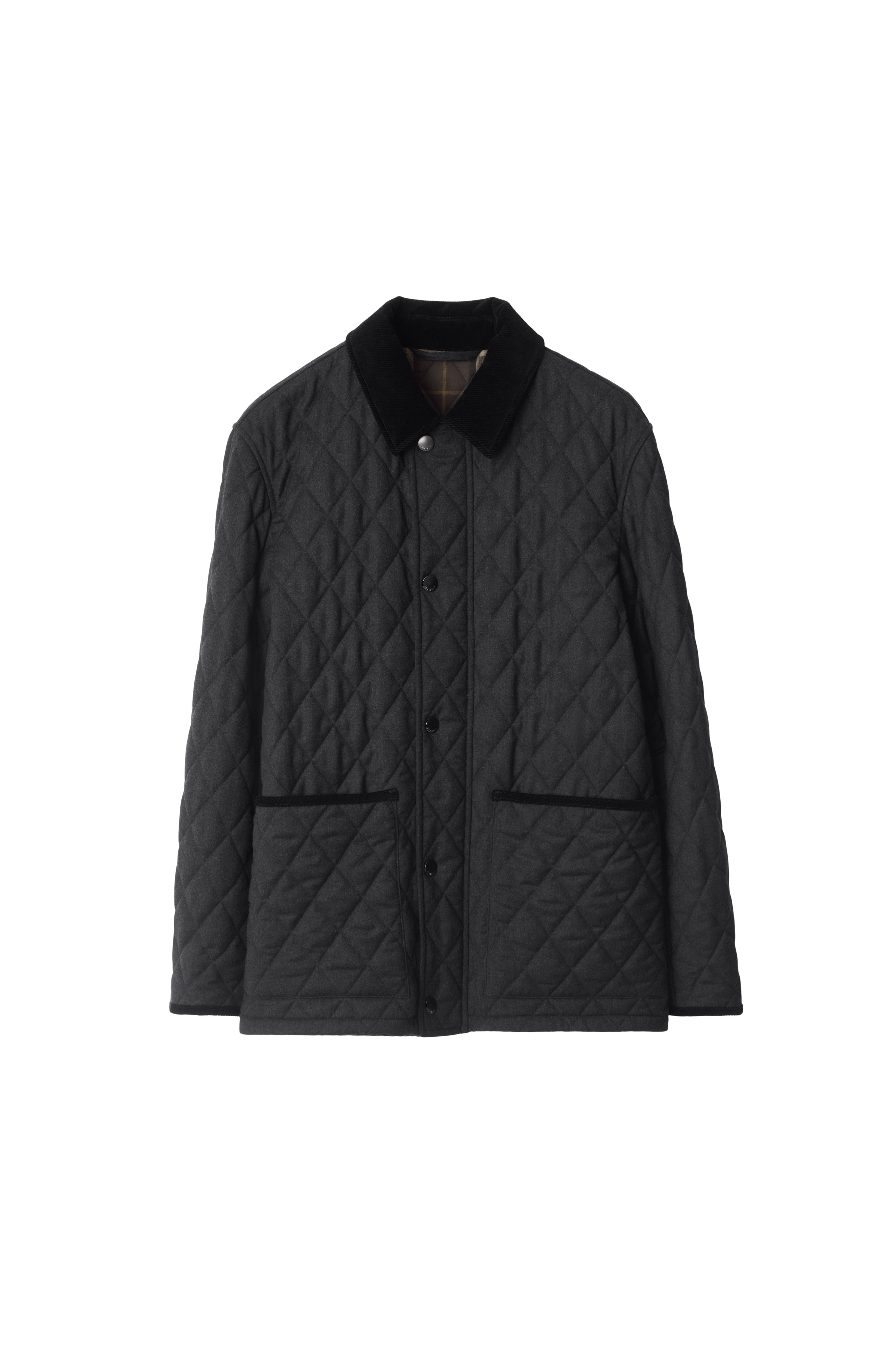 Quilted Wool Barn Jacket - image 2
