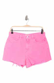 L'AGENCE Beck High Waist Cutoff Denim Shorts