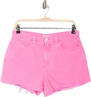 L'AGENCE Beck High Waist Cutoff Denim Shorts