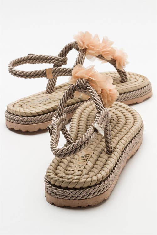 Prologue Shoes Santra Lace-up Thong Sandals