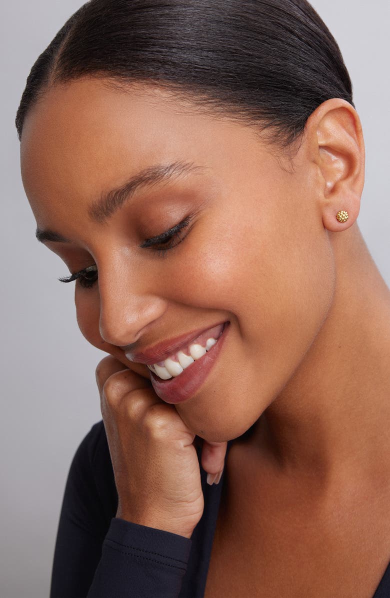 LAGOS Caviar 18K Gold Stud Earrings, Alternate, color, Gold