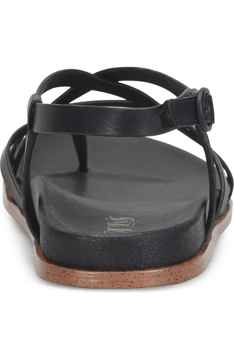 KORKS Arica Toe Loop Sandal, Alternate, color, Black