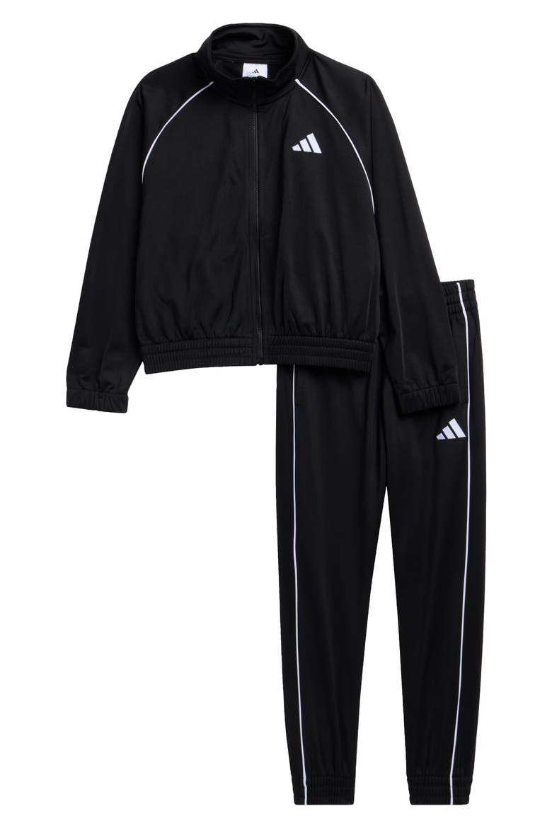 Kids' Tricot Track Set, Main, color, BLACK