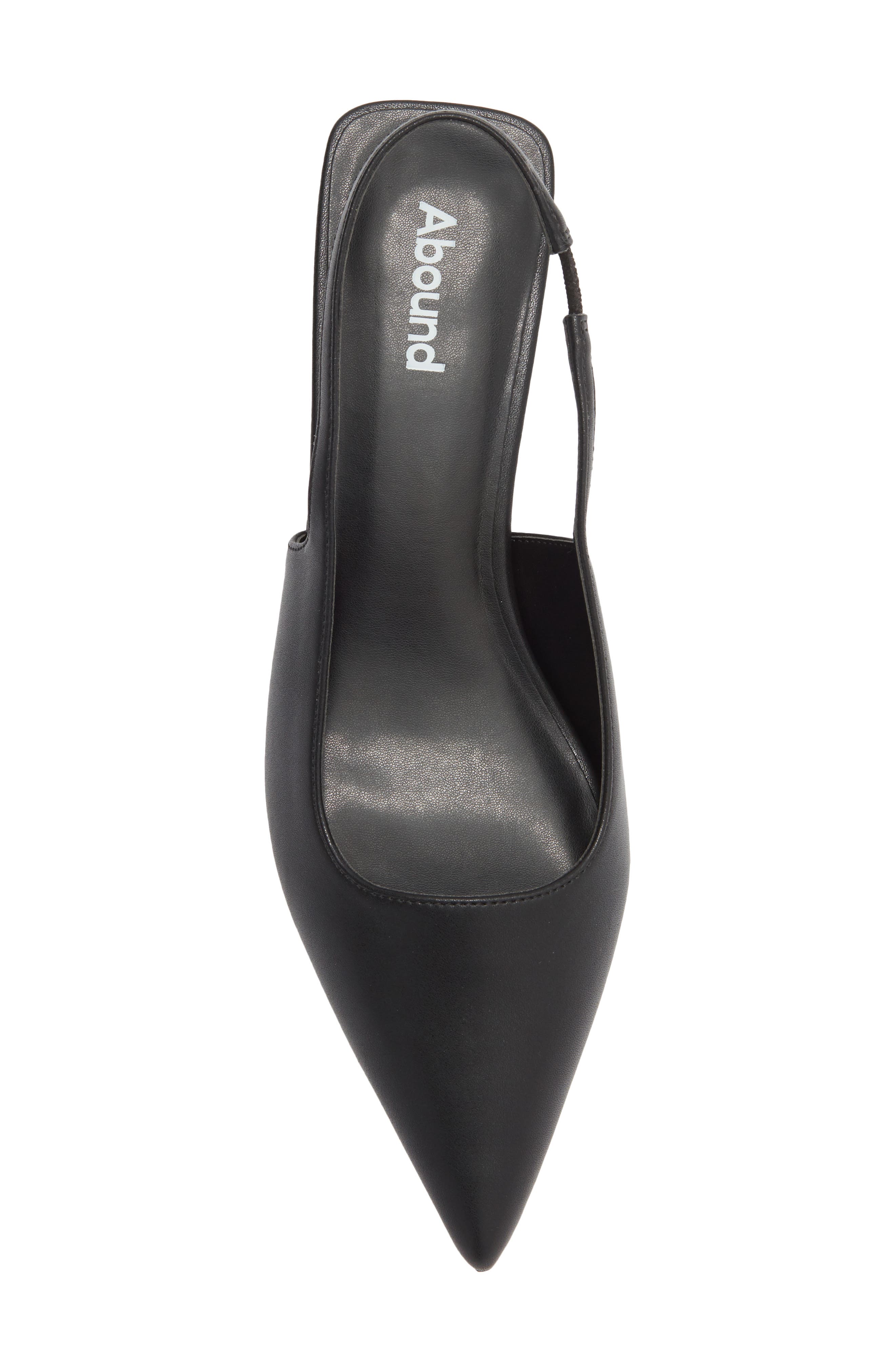 Abound Landria Slingback Kitten Heel Pump, Alternate, color, Black