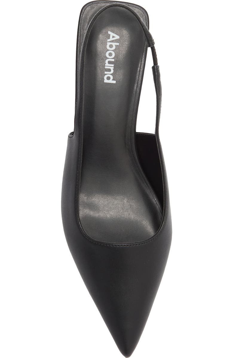 Abound Landria Slingback Kitten Heel Pump, Alternate, color, Black