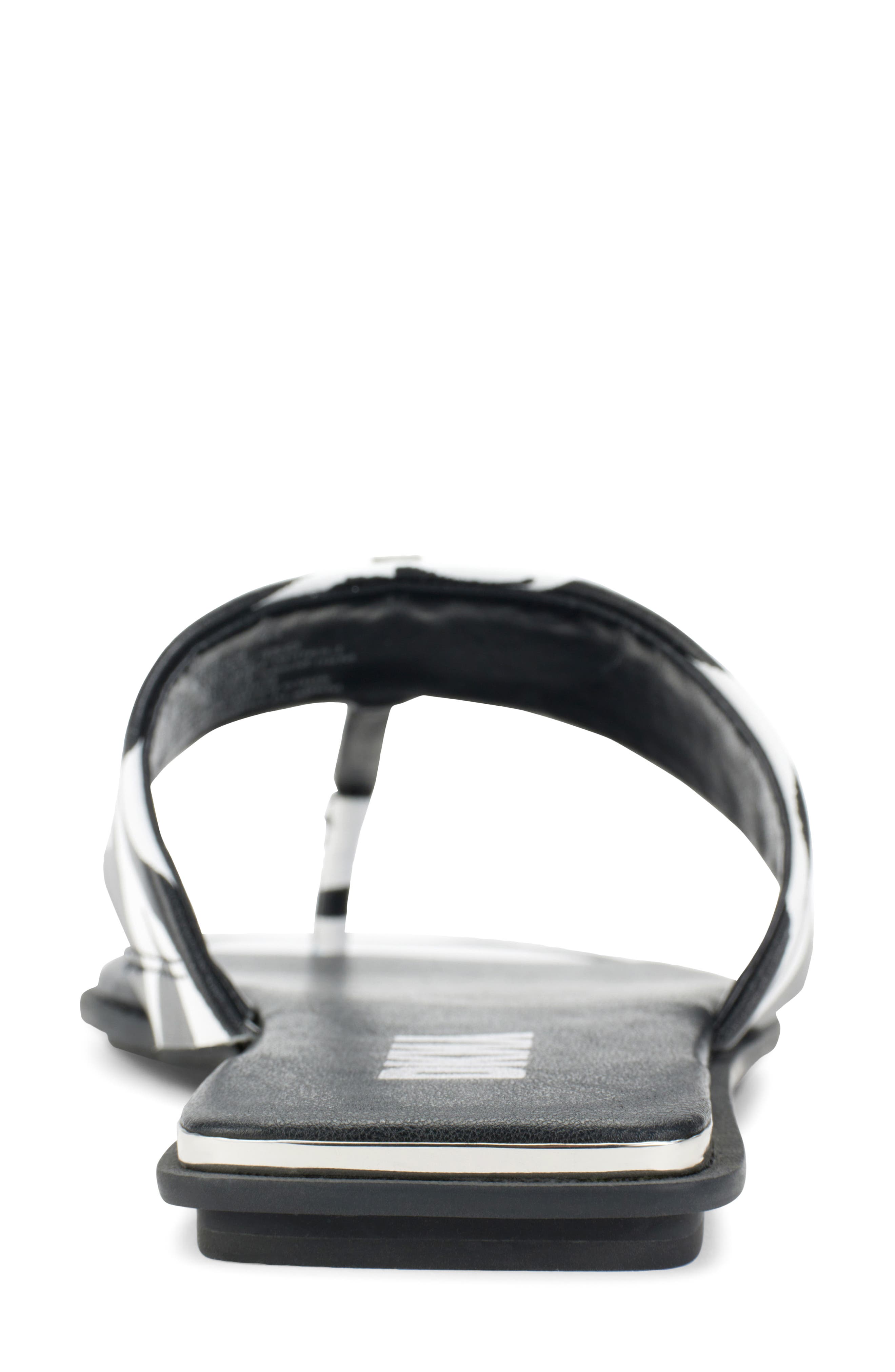 DKNY Deja Flip Flop, Alternate, color, Black/ White