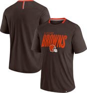 FANATICS Men's Fanatics Brown Cleveland Browns Defender Fade Slant T-Shirt