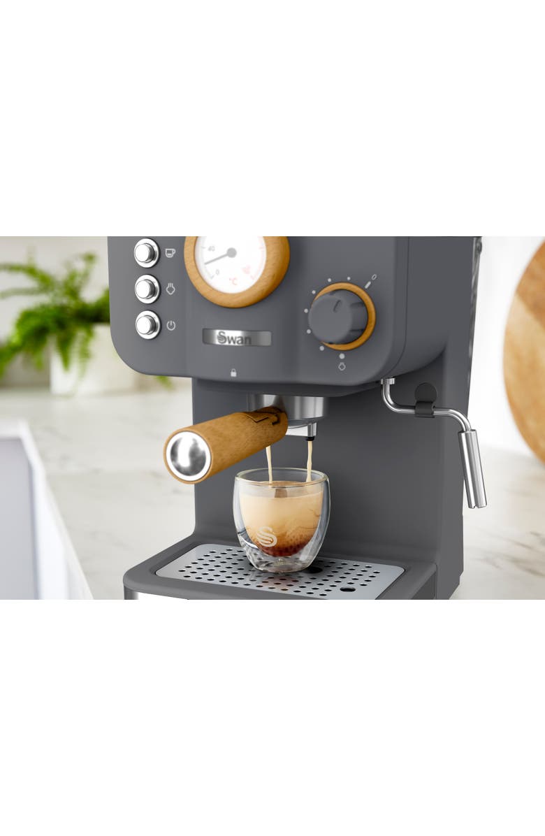 Swan Nordic Pump Espresso Coffee Machine, Alternate, color, Gray