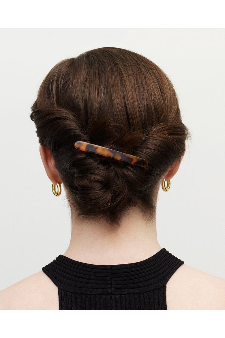 Midi Paris Barrette, Alternate, color, Ivory