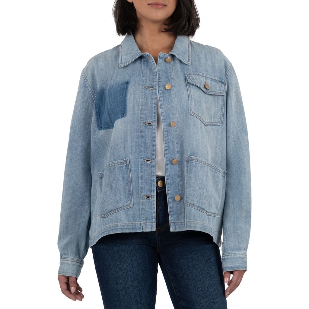 Kut From The Kloth Adelyn Denim Jacket In Blue