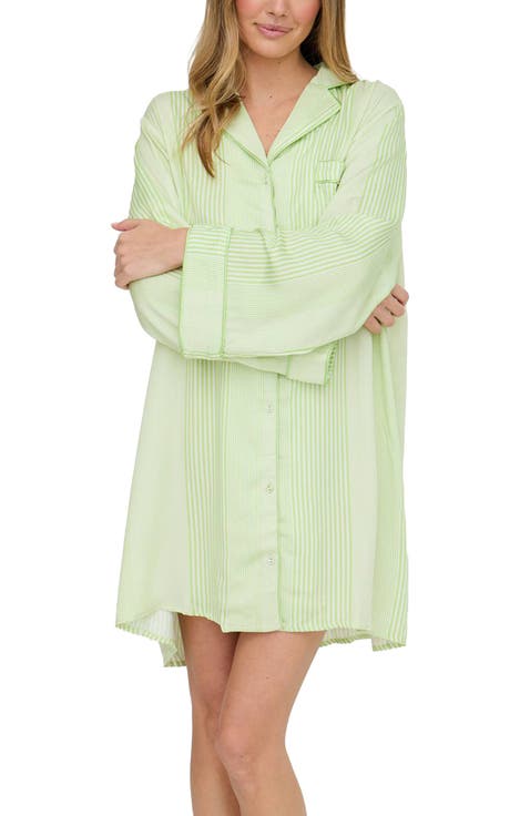 Simone Long Sleeve Nightshirt