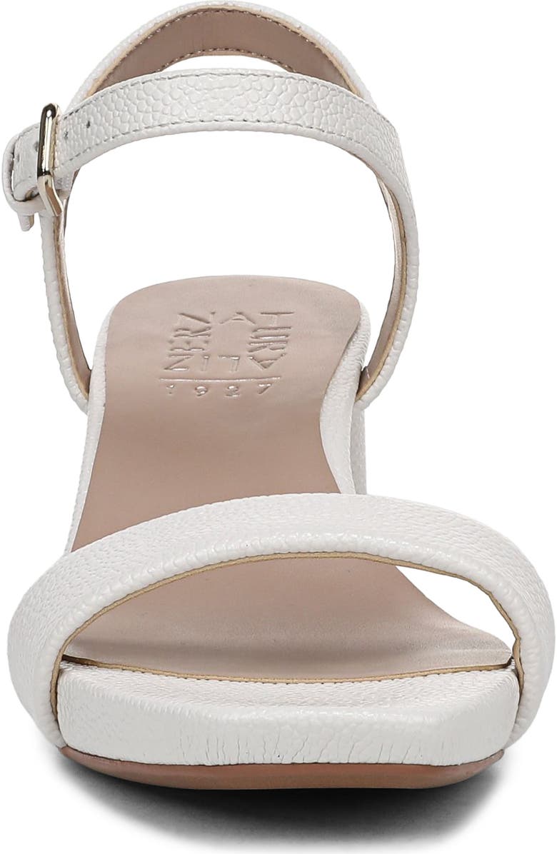 Naturalizer Izzy Block Heel Sandal, Alternate, color, Warm White