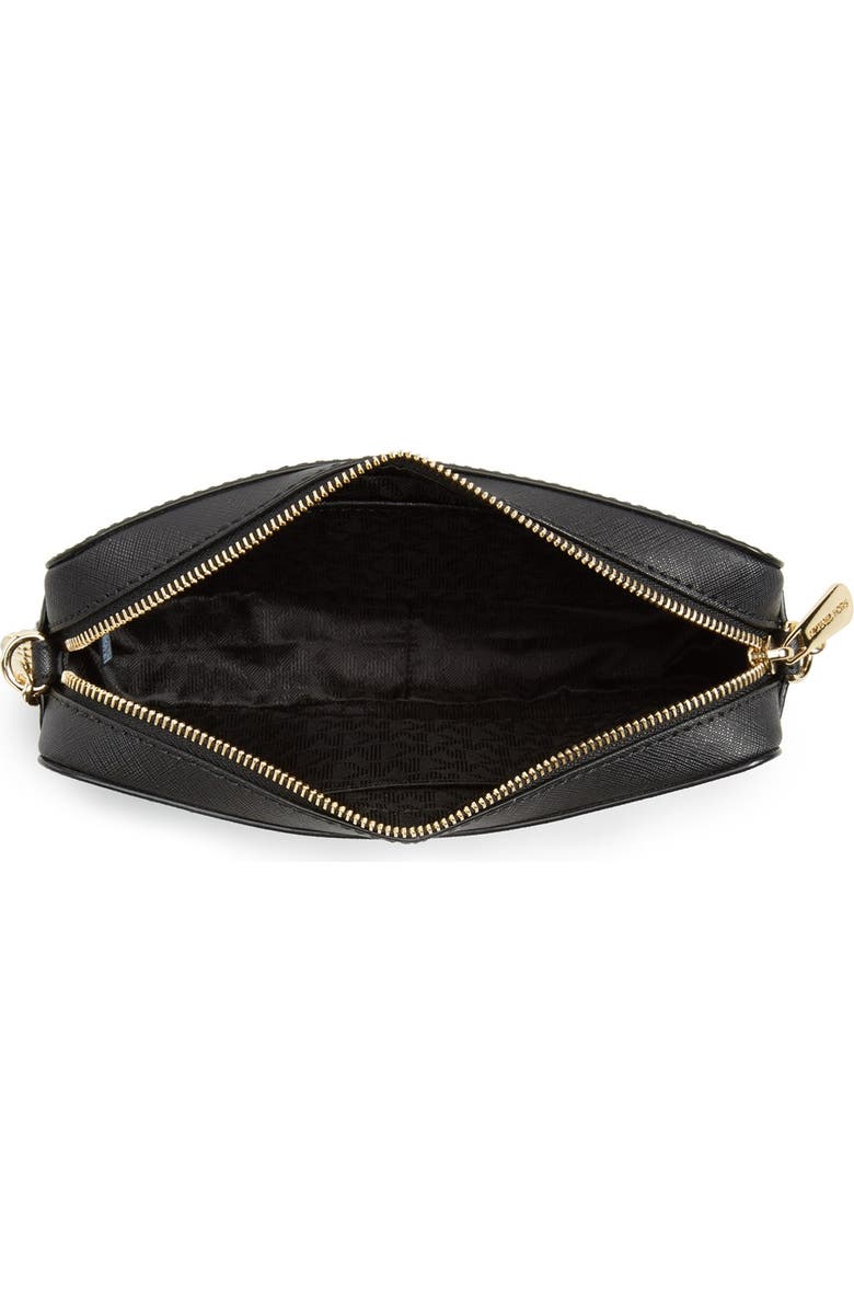 MICHAEL Michael Kors 'Medium Jet Set' Saffiano Leather Crossbody Bag, Alternate, color,