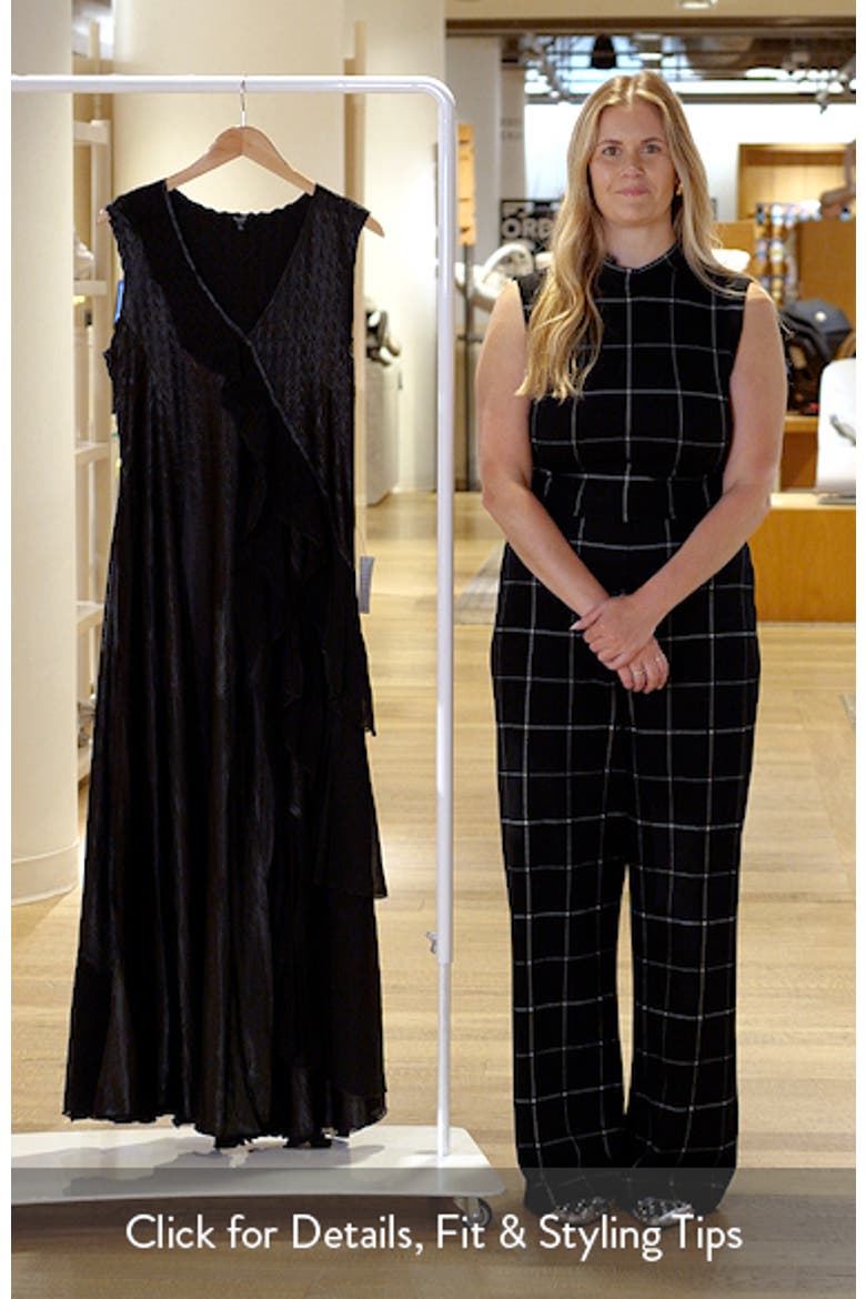 Side Ruffle Charmeuse & Chiffon Gown video