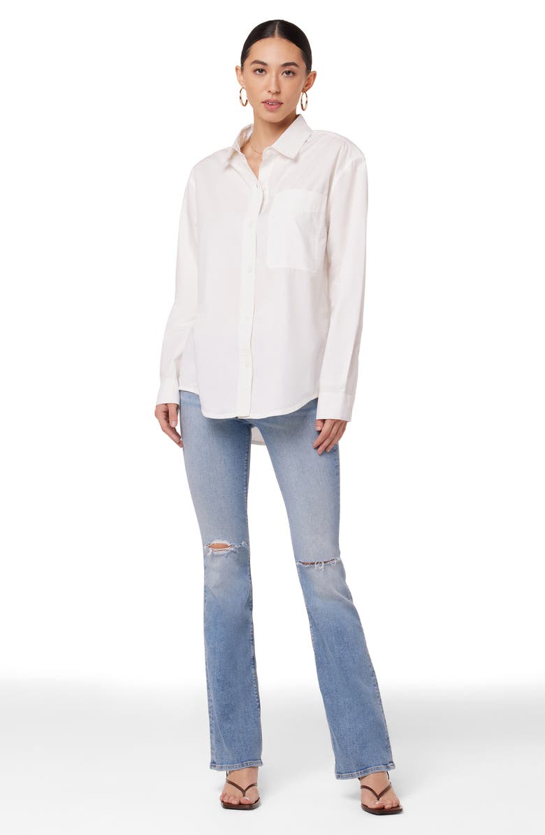 Hudson Jeans Oversize Cotton Button-Up Shirt, Alternate, color,
