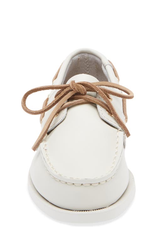 Sperry Authentic Original 2-eye Boat Shoe In Stone