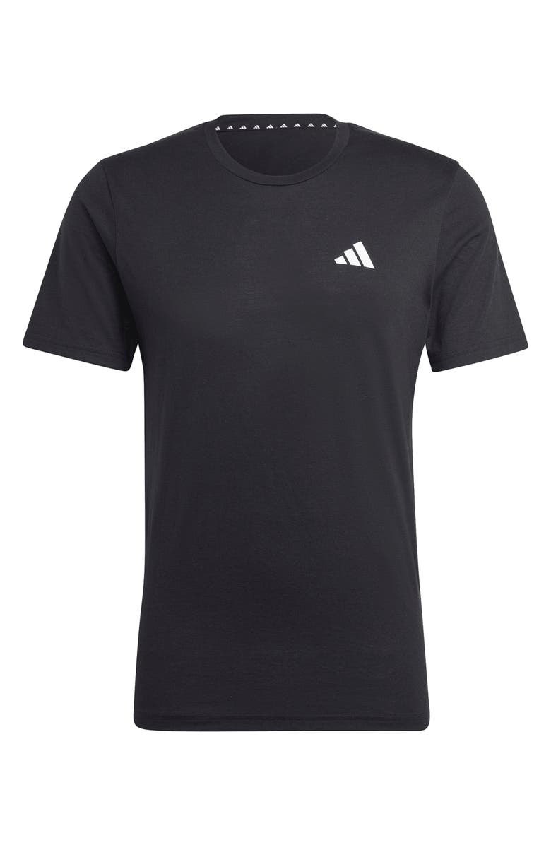 adidas Train Essentials FeelReady Training T-Shirt, Alternate, color, Black/ White