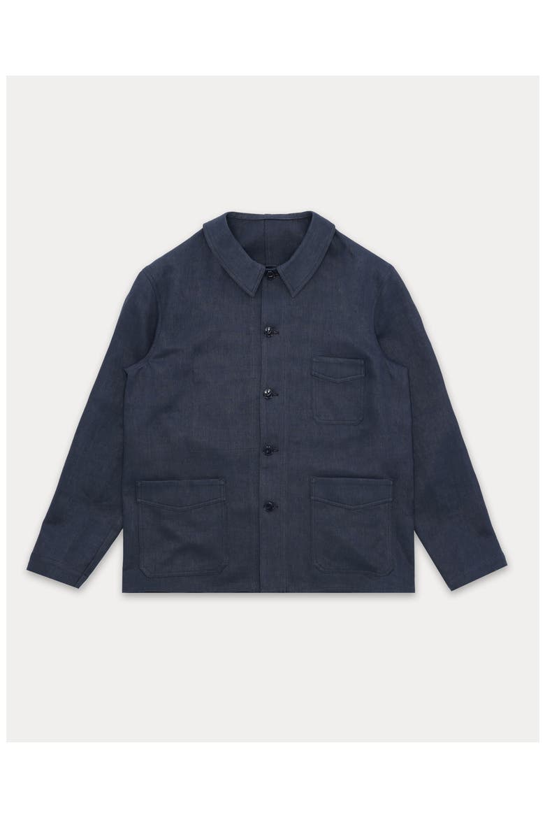 Boulevard Linen Jacket, Main, color, Blue