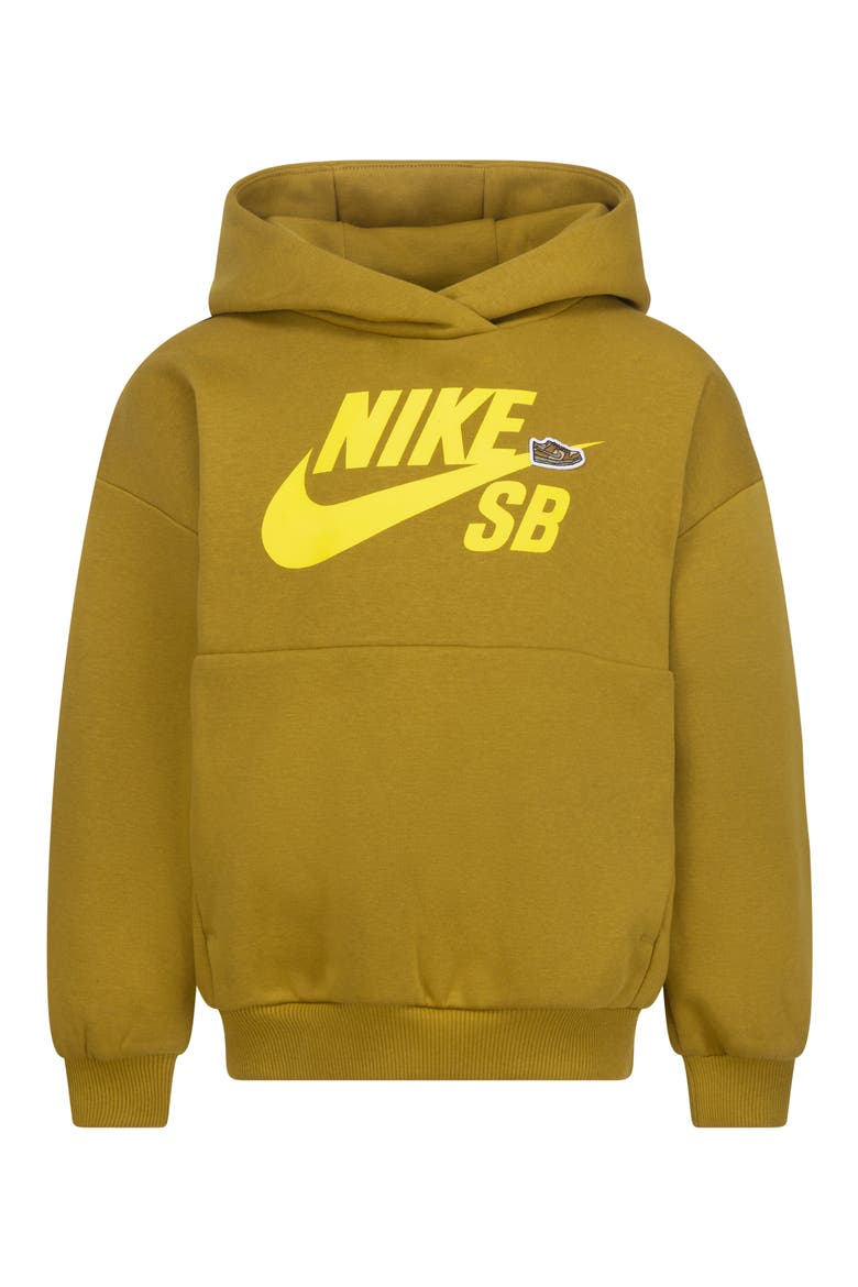 Kids' Nike SB Graphic Hoodie, Main, color, BRONZING